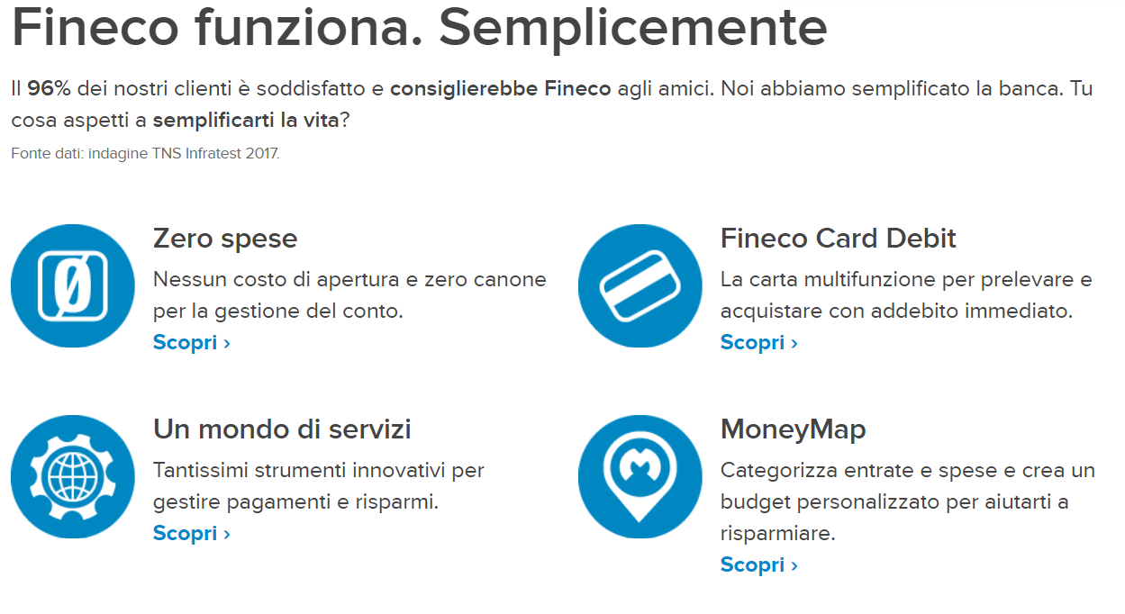 Conto corrente fineco: costi, opinioni, per giovani, conviene? Conto corrente giovani zero spese