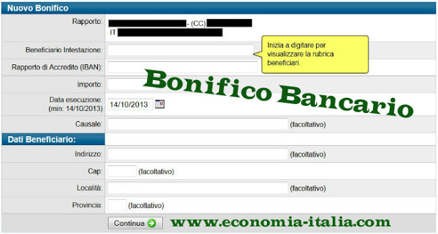 Bonifico bancario e bonifico postale: come funziona, costi per Italia ed estero
