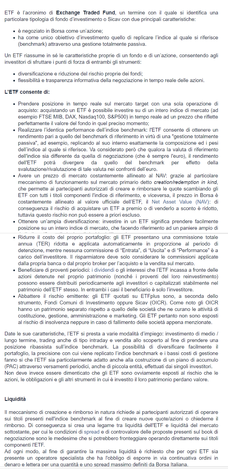 Trading system azioni italia