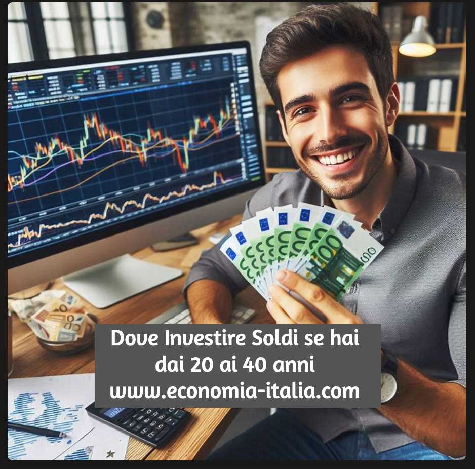 Come Investire 10.000 euro se hai dai  20 ai 40anni