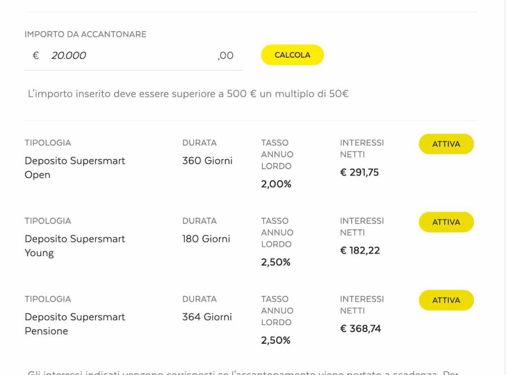 Conto Deposito Poste Italiane: Recensione, Simulazione, Calcolo, Conviene? 