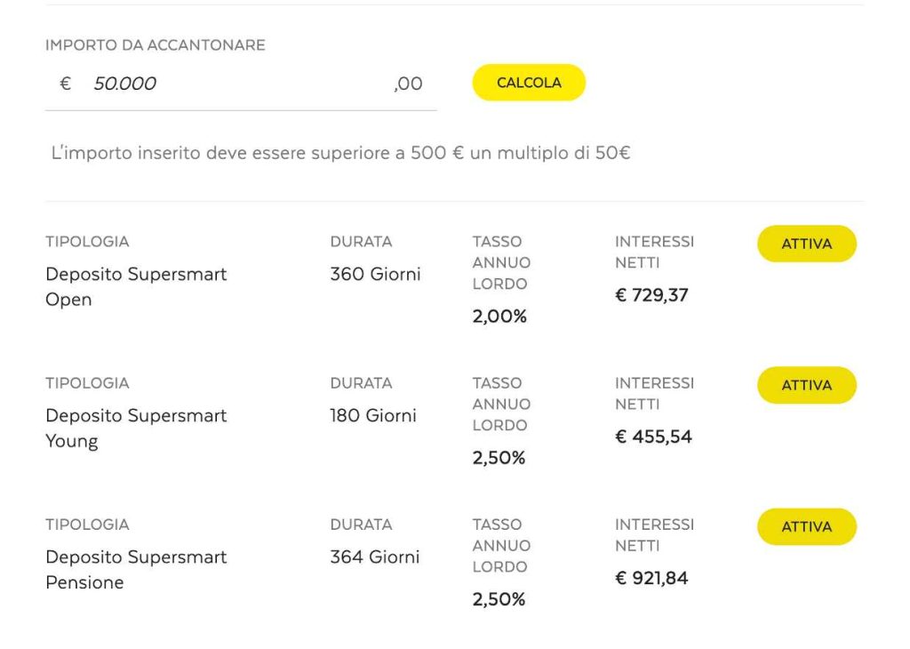 Conto Deposito Poste Italiane: Recensione, Simulazione, Calcolo, Conviene? 