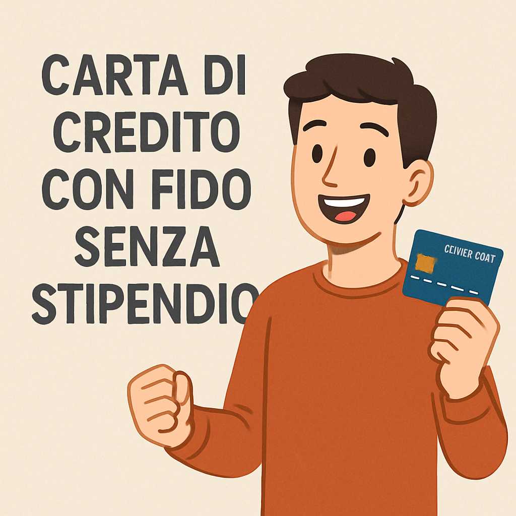 carta di credito con fido senza stipendio 