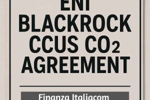 eni blackrock accordo co2