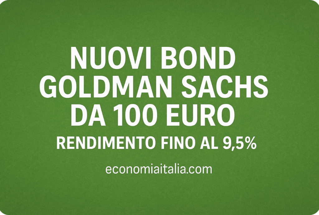 bond goldman sachs da 100 euro 