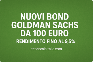 bond goldman sachs da 100 euro
