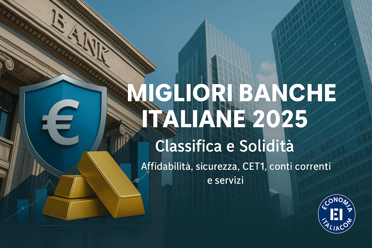 Migliori banche italiane: classifica, solidità e conti correnti
