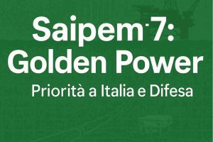 Saipem7: fusione con Subsea7 sotto il golden power