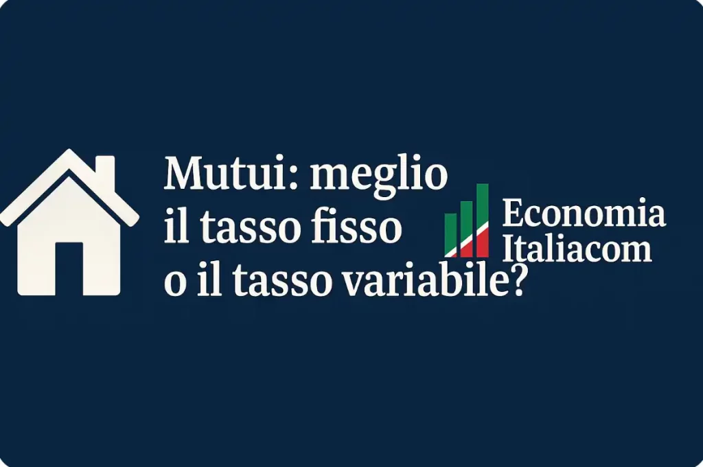 meglio un mutuo a tasso fisso o a tasso variabile? 