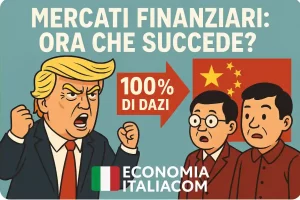 previsione mercati finanziati lunedi 13 ottobre 2025 con dazi di trump
