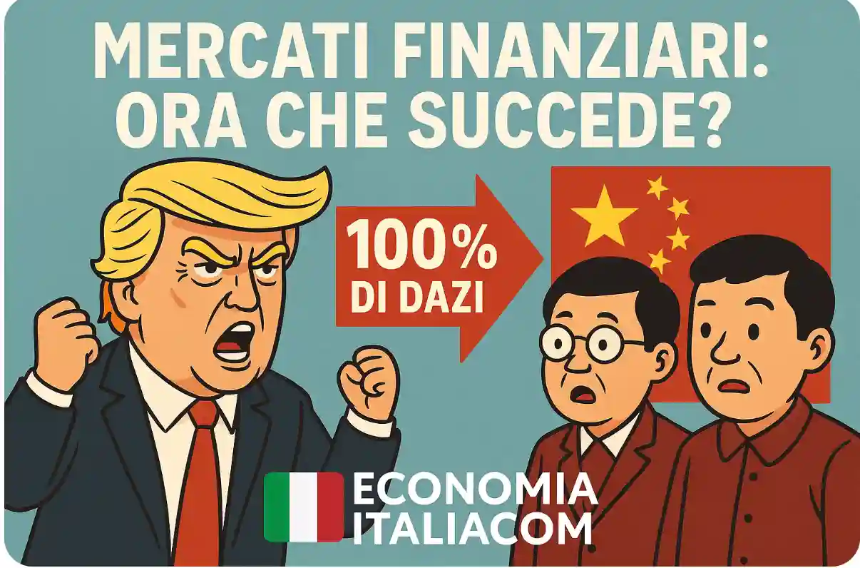 Mercati finanziari previsioni 13 ottobre con dazi USA al 100% sulla Cina