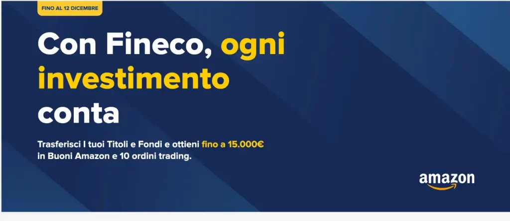 Trasferisci il Conto Corrente a Finecobank e ricevi fino a 15 mila euro